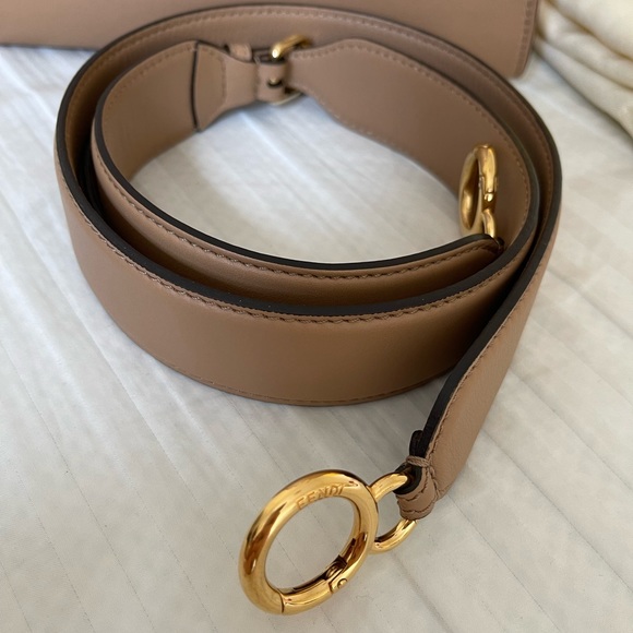 SOLD Fendi Mini Peekaboo Calfskin Beige - Picture 6 of 15